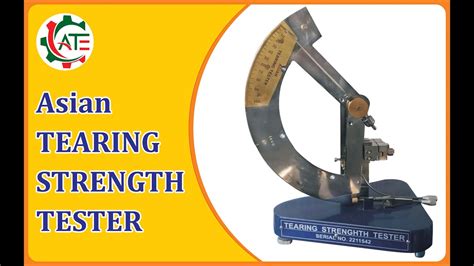 Tearing Resistance Testing chain store|tear strength test.